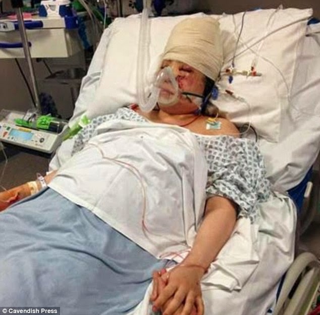 Photo of Heavily pregnant woman forced to give birth while in a coma after 21-year-old speeding driver smashed into her taxi