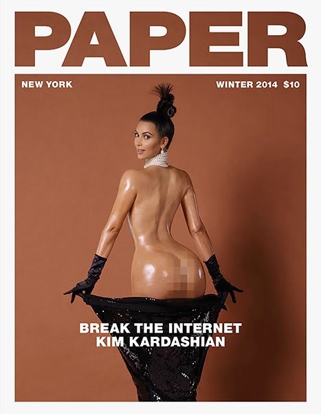 Photo of Kim Kardashian Goes Completely Naked for Paper Magazine
