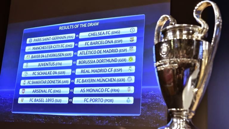 Photo of Champions League: Manchester City face Barcelona, Chelsea draw PSG, Arsenal take on Monaco