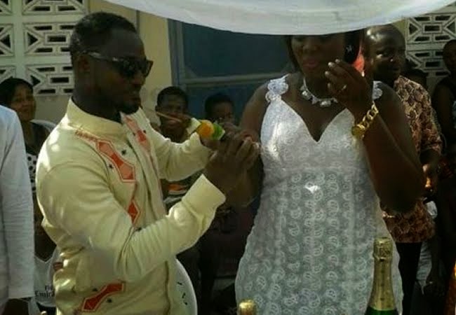 Photo of Comedian Funny Face marries longtime girlfriend