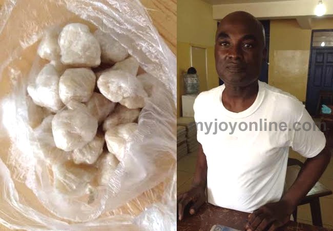 Photo of Kumasi: Man arrested with 82 grams of cocaine