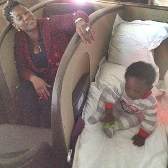 Photo of Mercy Johnson Shares PHOTOS Of Her Family As They Fly To The US