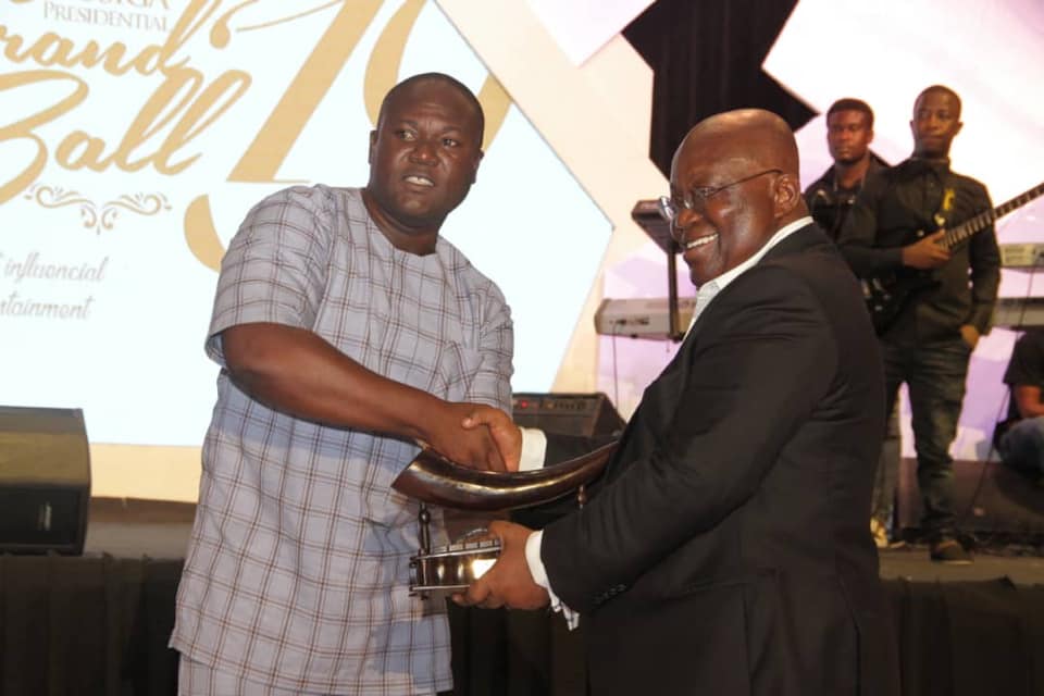 Photo of Kojo Antwi’s Manager Honoured At Sixth MUSIGA Presidential Grand Ball