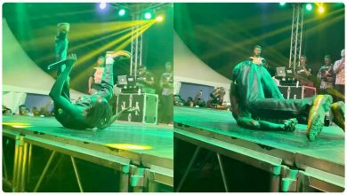 Photo of Lilwin Falls Heavily At Fameye’s ‘Family Concert’ (Watch Video)