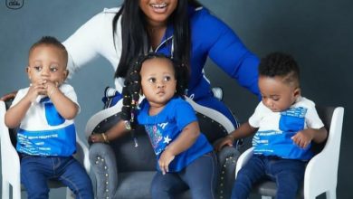 Photo of Wife Of Reverend Obofour, Bofowaa Shares Beautiful Photos Of Their Triplets Who Are Celebrating Their Birthdays Today