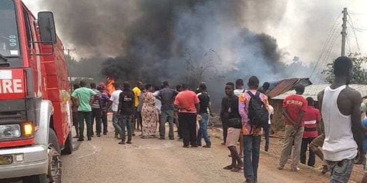 Fuel Tanker Explosion at Onyinanufo in Ashanti Region