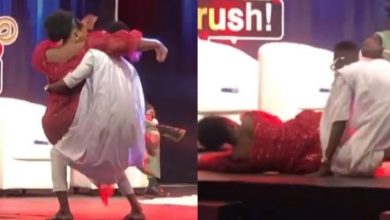 Photo of Watch The Funny Moment Ali Of Date Rush Nearly Broke Shemima’s Waist On Live TV (+Video)