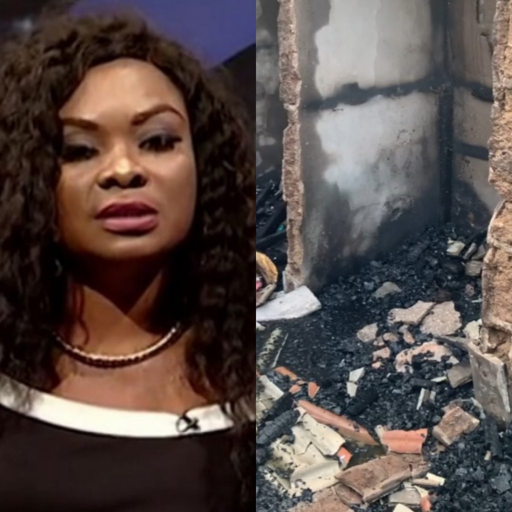 Beverly Afaglo's house burnt