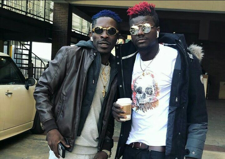 Shatta Wale and Pope Skinny