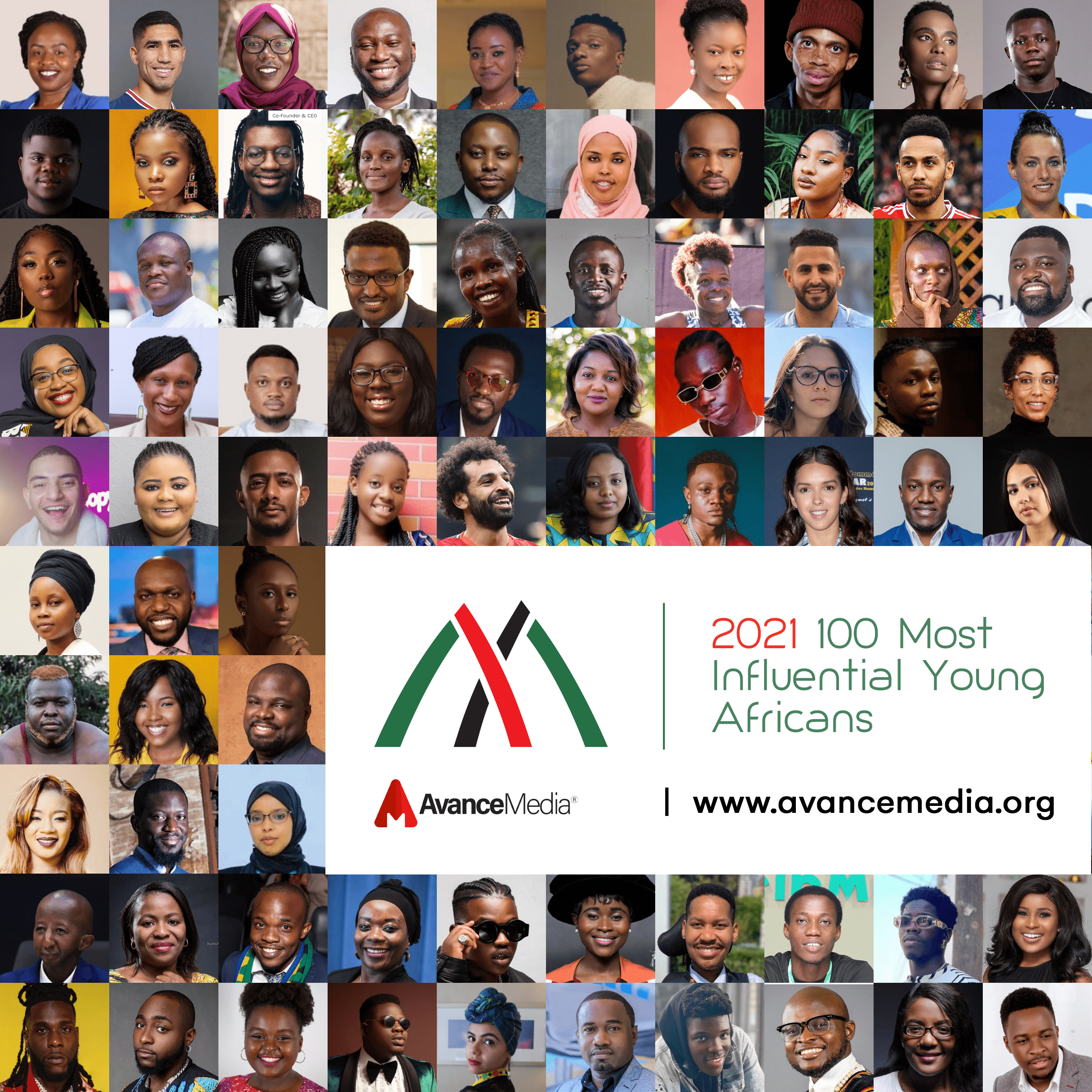 2021 100 Most Influential Young Africans List