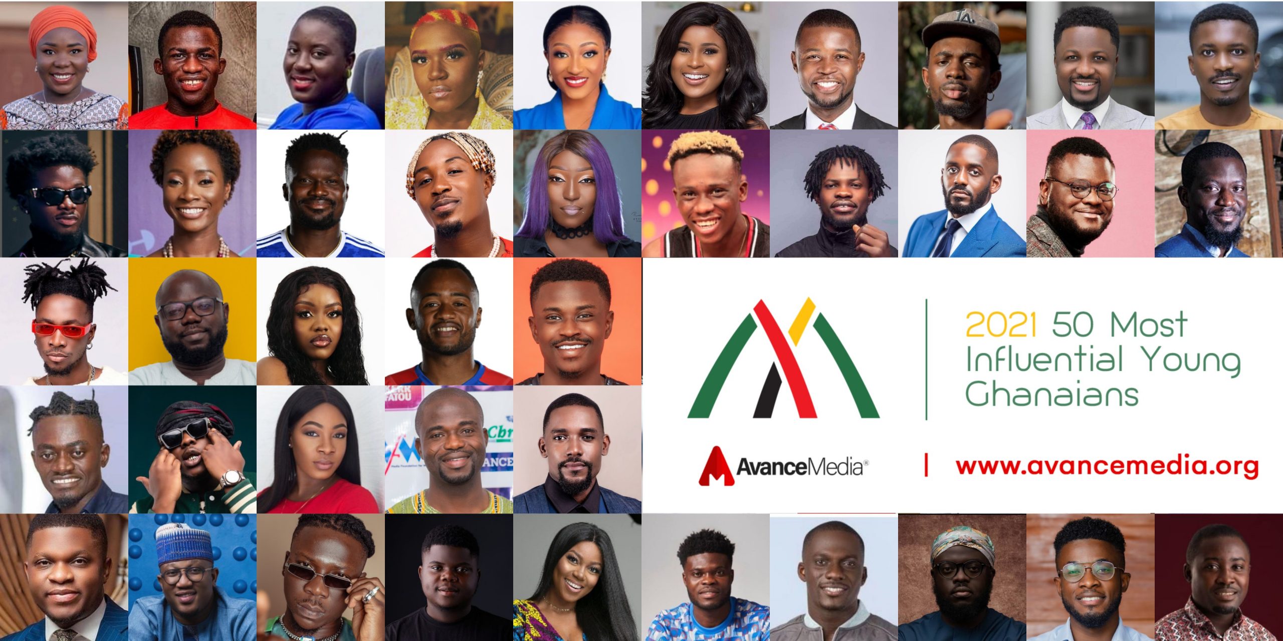 2021 List Of 50 Most Influential Young Ghanaians