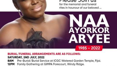 Photo of Empire FM’s Naa Ayorkor To Be Laid To Rest Today