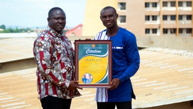 Photo of Bono Regional NSA Honours Ransford Antwi For His Selfless Efforts In Sports Development
