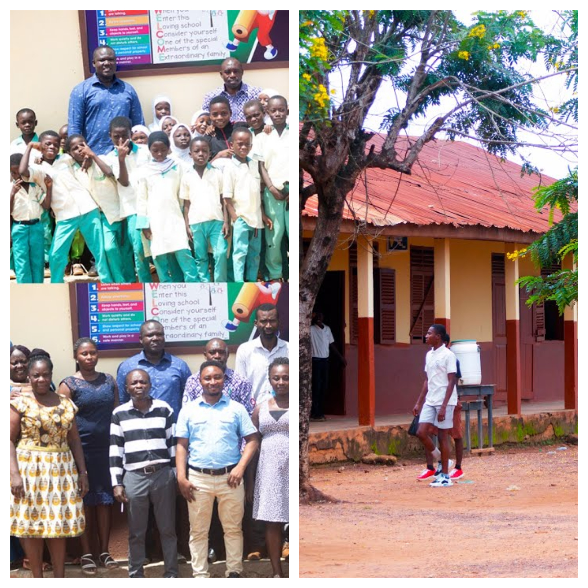 Ransford Antwi refurbishes two school buildings in Sunyani