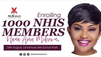 Photo of Nana Ama McBrown To Register 1000 People In Ghana’s National Health Insurance Scheme