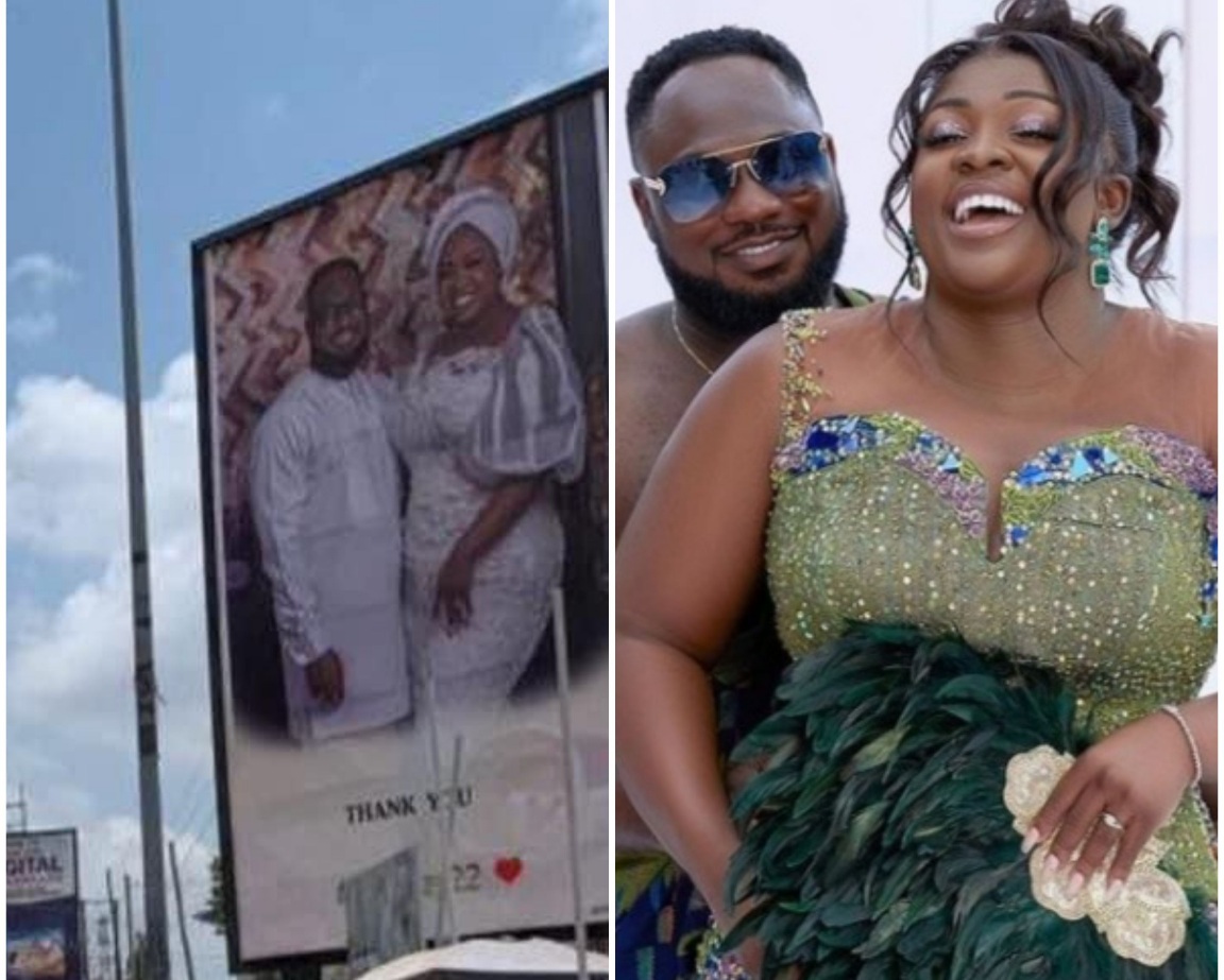 Tracey Boakye and Frank Badu Ntiamoah billboard