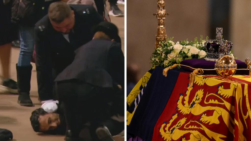 Man who rushed Queen Elizabeth II coffin arrested