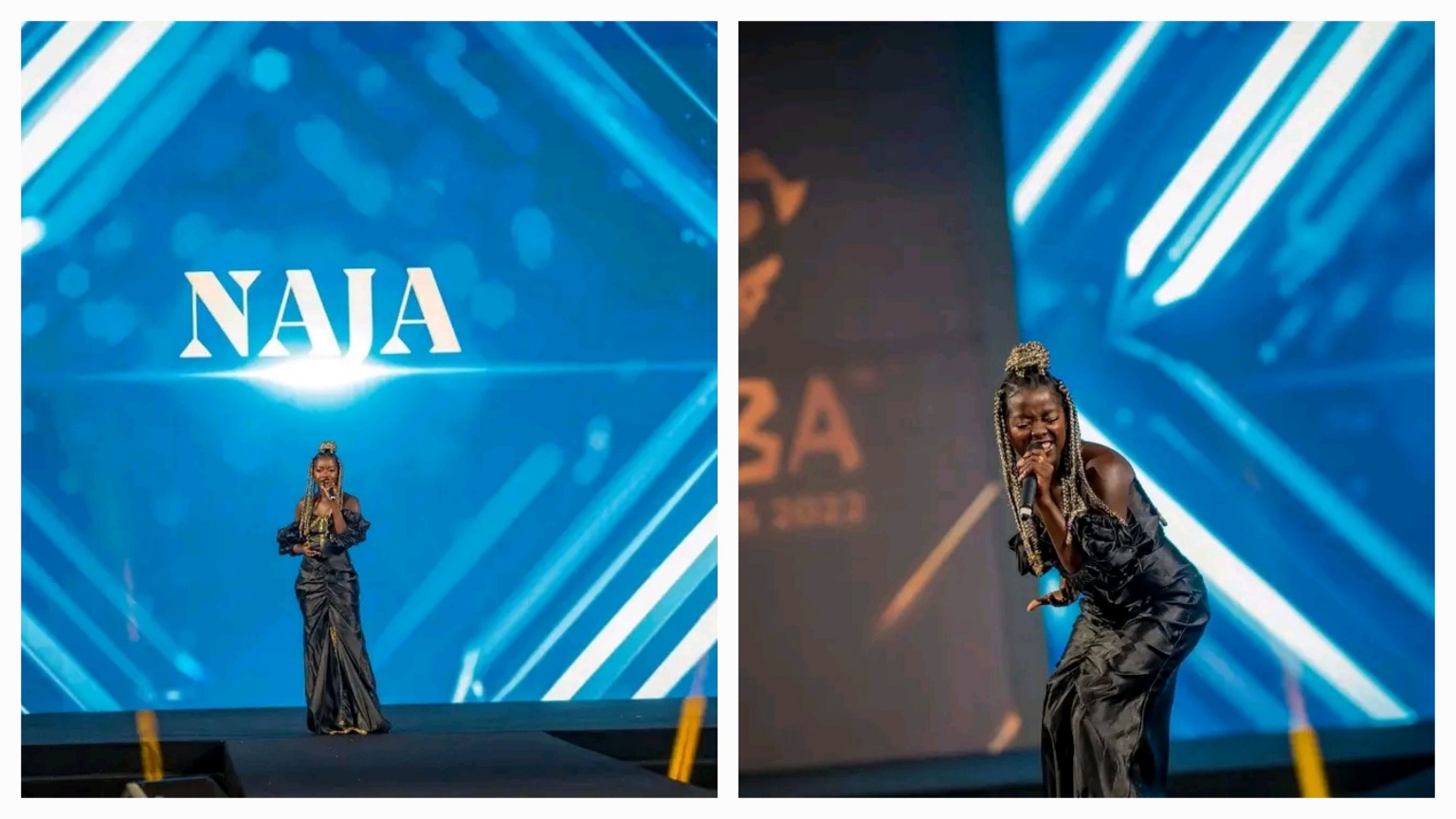NAJA performing at GUBA Awards 2022