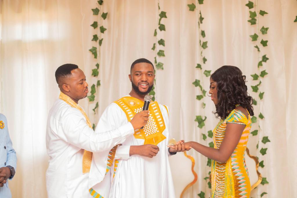 Akwasi Otwey Junior and Amanda Owusu marriage ceremony