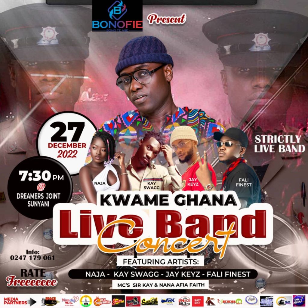 Kwame Ghana Live Band Concert in Sunyani