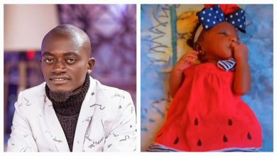 Photo of Beautiful Moment As Lilwin Shows Off His New Baby Girl In A Video