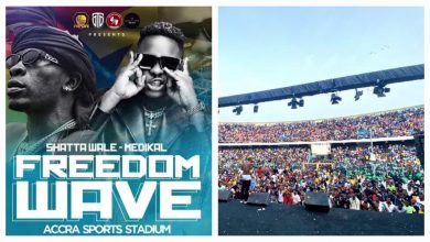 Photo of Shatta Wale And Medikal Pull Massive Crowd To The Accra Sports Stadium For Freedom Wave Concert