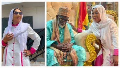 Photo of Ghanaian Gospel Musician, Stella Aba Seal Visits Chief Imam On Her Birthday – Is This Not Beautiful?