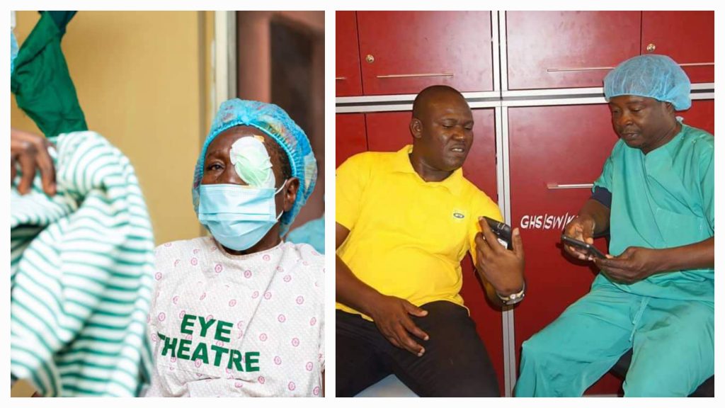 Suncity Medical Group free eye screening at Kwatire Polyclinic