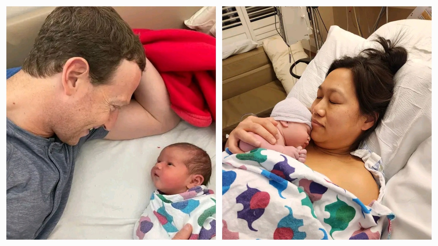 Mark Zuckerberg and Priscilla Chan third child