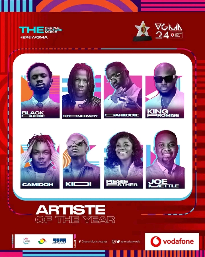 VGMA 2023 (24th VGMA) nominees