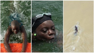 Photo of How A Ghanaian-British Athlete, Yvette Tetteh Was Able To Swim 450 Kilometres Across The Volta River Revealed