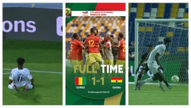 Photo of Black Meteors Of Ghana Knocked Out Of U-23 2023 Africa Cup Of Nations After Drawing 1-1 With Guinea