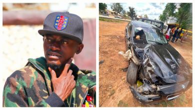 Photo of Lilwin Survives Near-Fatal Accident; Shares Photos Of His Mangled Car Online