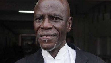 Photo of Prominent Ghanaian Attorney Akoto Ampaw Dead