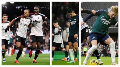 Photo of Arsenal Fail To Go On Top Of English Premier League As Fulham Defeat Them 2-1