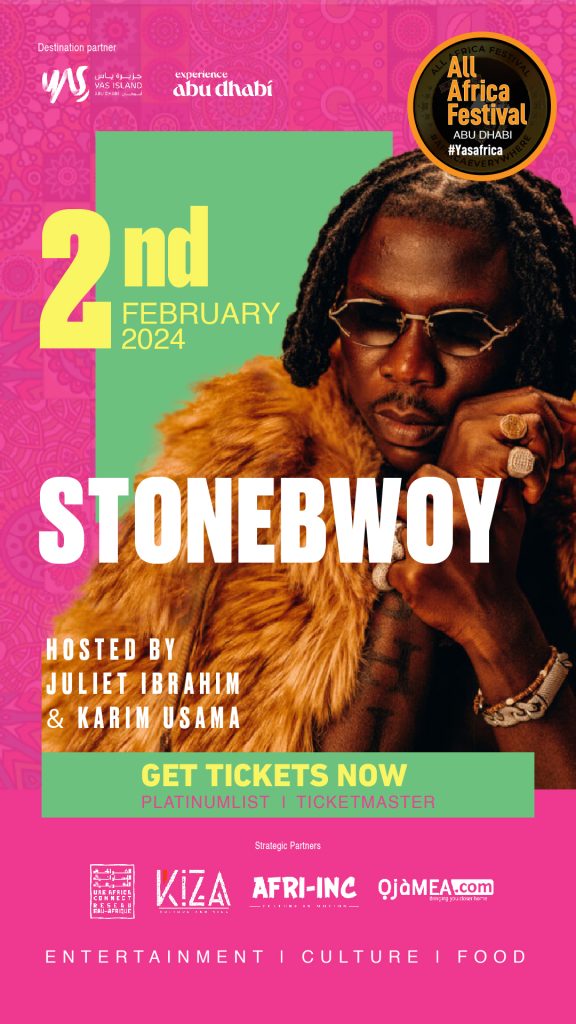 Stonebwoy To Perform At The Yas Island In Abu Dhabi