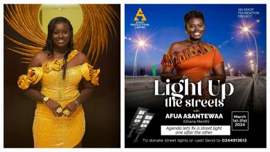 Photo of Afua Asantewaa Aduonum To Embark On ‘Light Up The Streets’ Project
